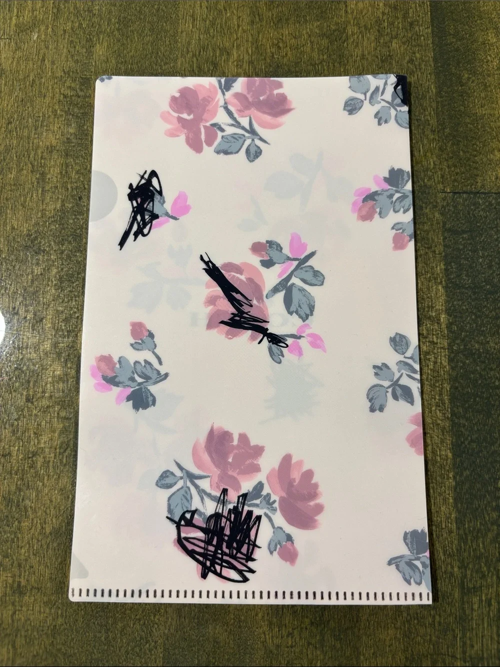Coach Pink Floral Folder